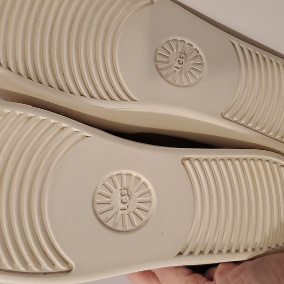 UGG Jass Slip-On Suede Platform Sneakers in Chestnut Size 7 - Picture 11 of 12